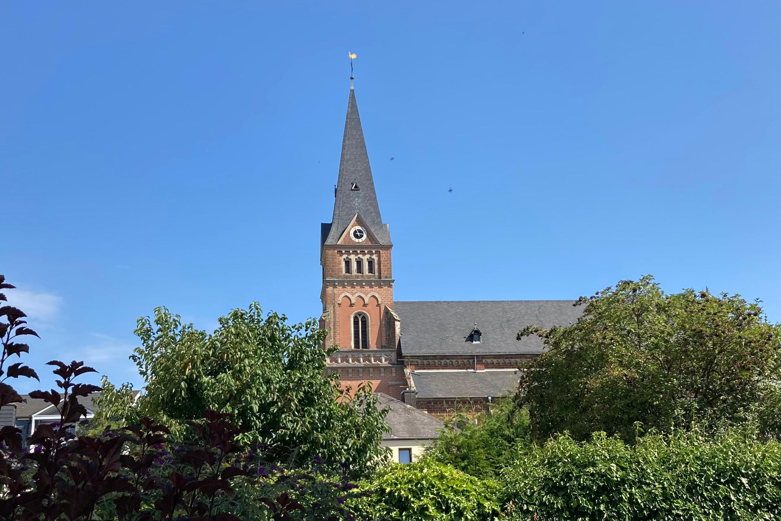 Blick auf Schweich vom Seniorenhaus