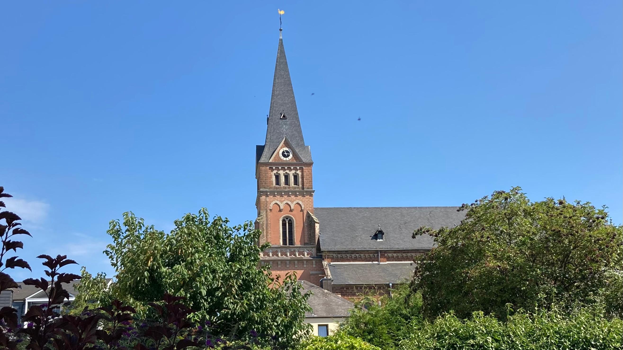 Blick auf Schweich vom Seniorenhaus