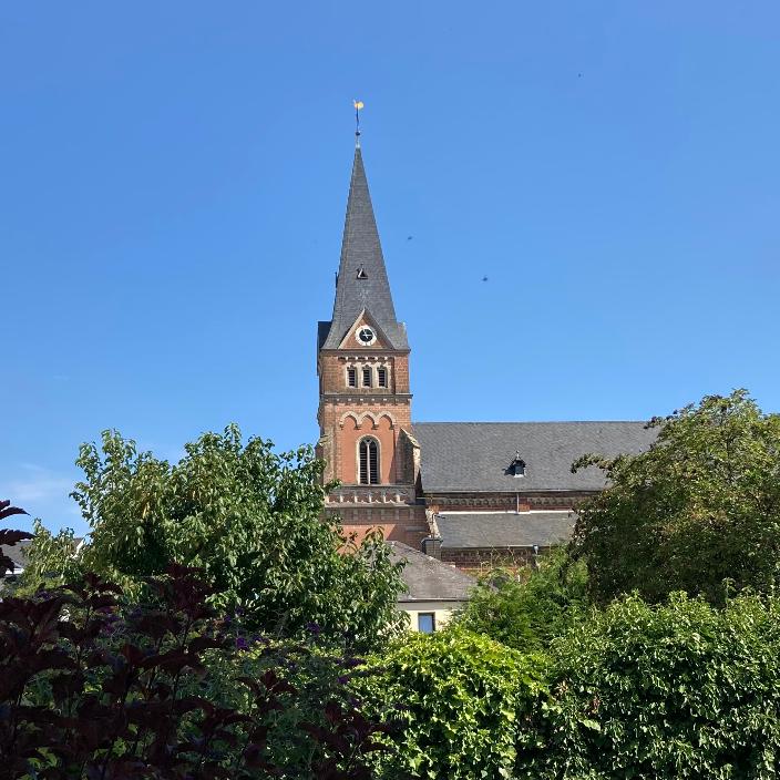 Blick auf Schweich vom Seniorenhaus
