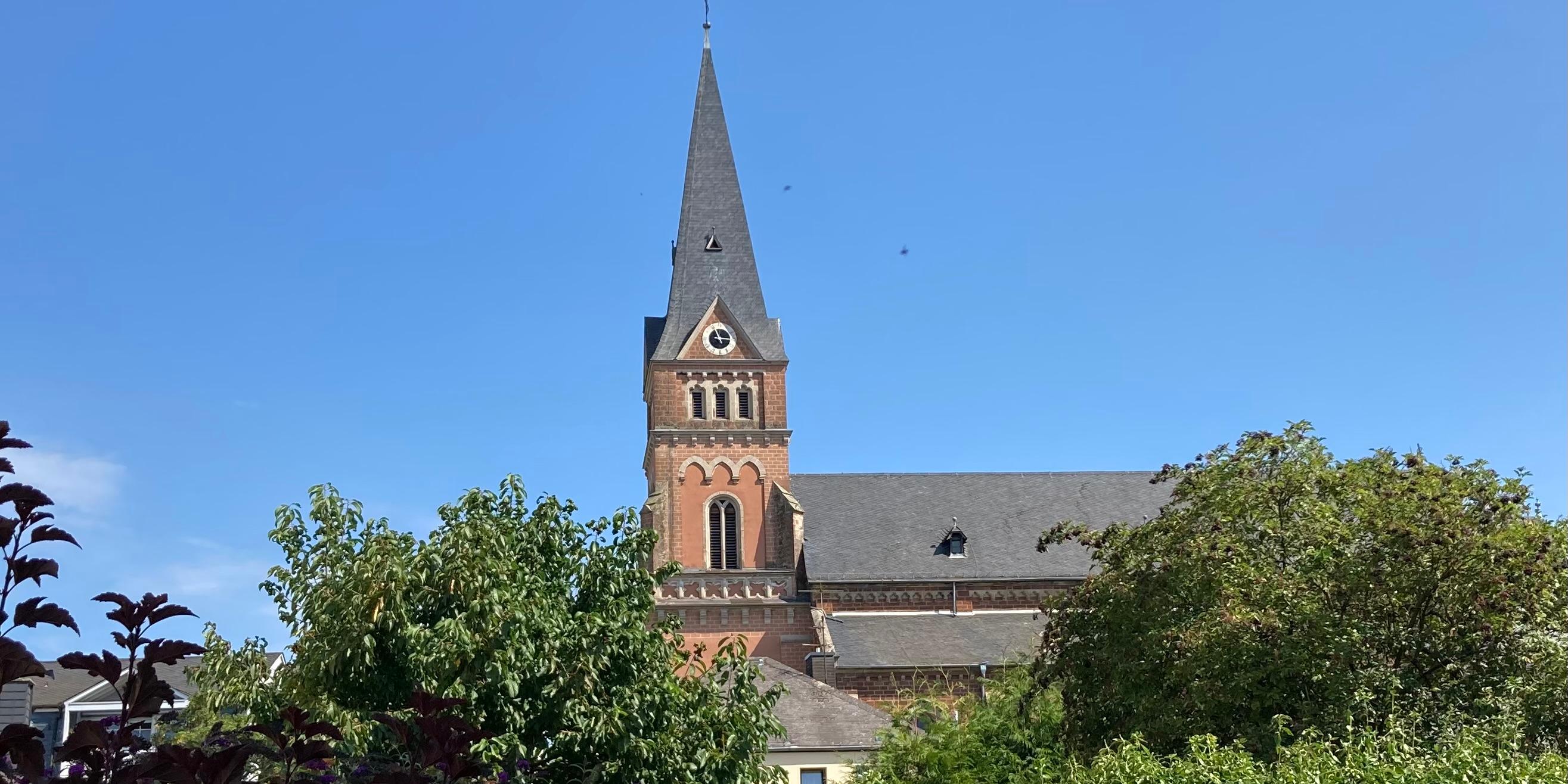 Blick auf Schweich vom Seniorenhaus