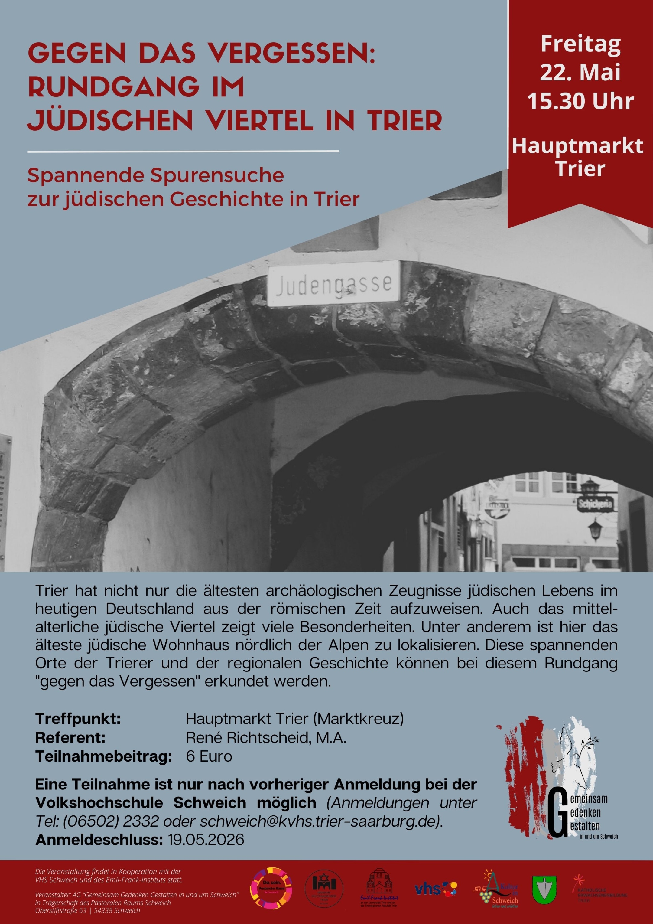 2026-05-22 Rundgang im jüdischen Viertel in Trier