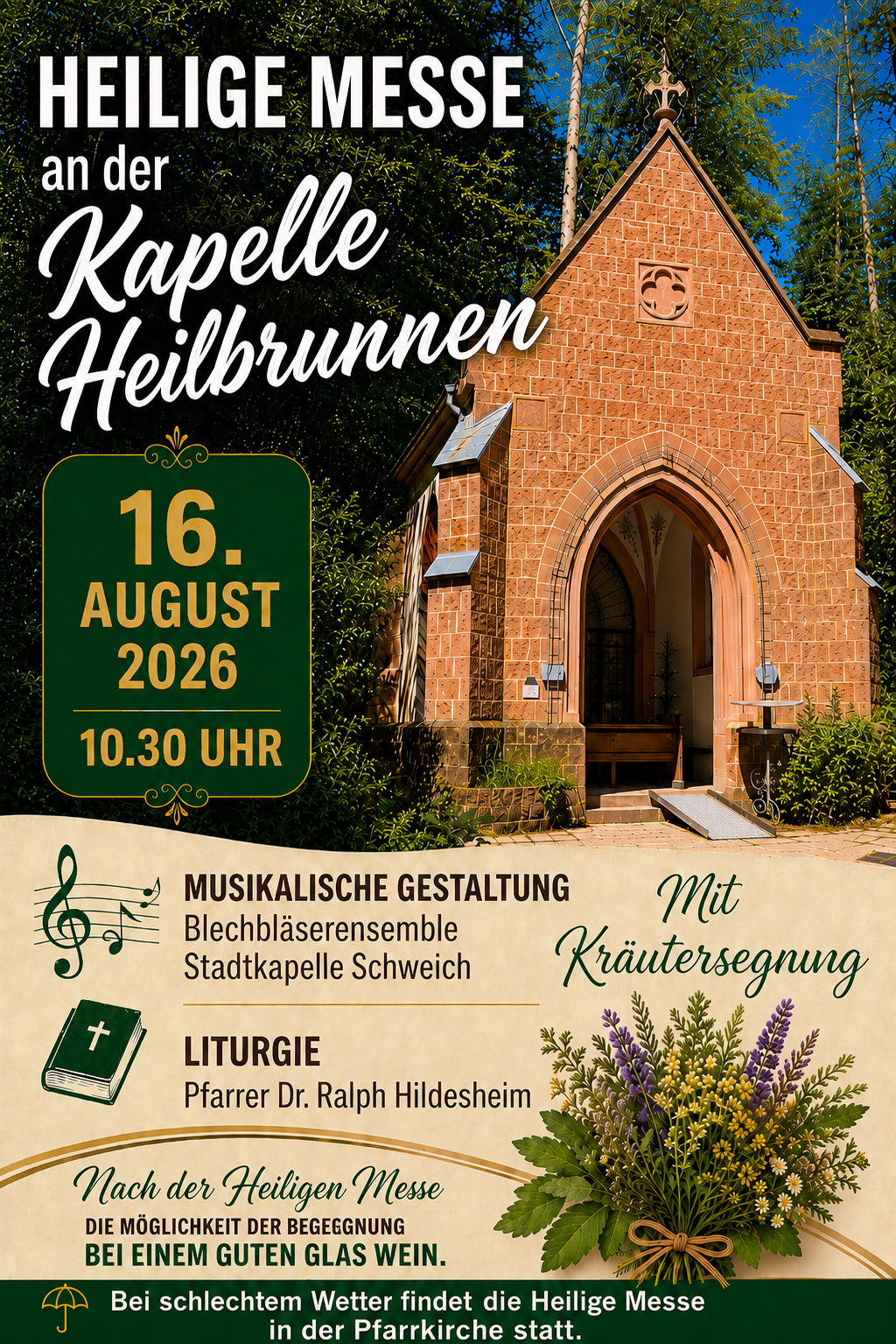 2026-08-16, Messe Heilbrunnen