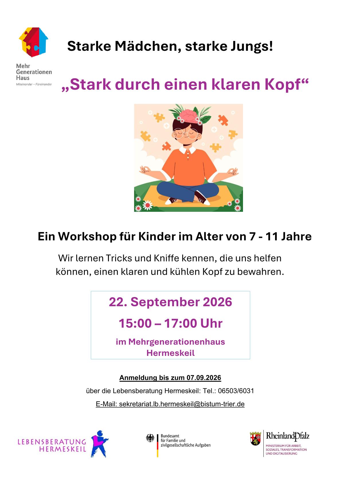 2026-09-22 Flyer Stressbewältigung
