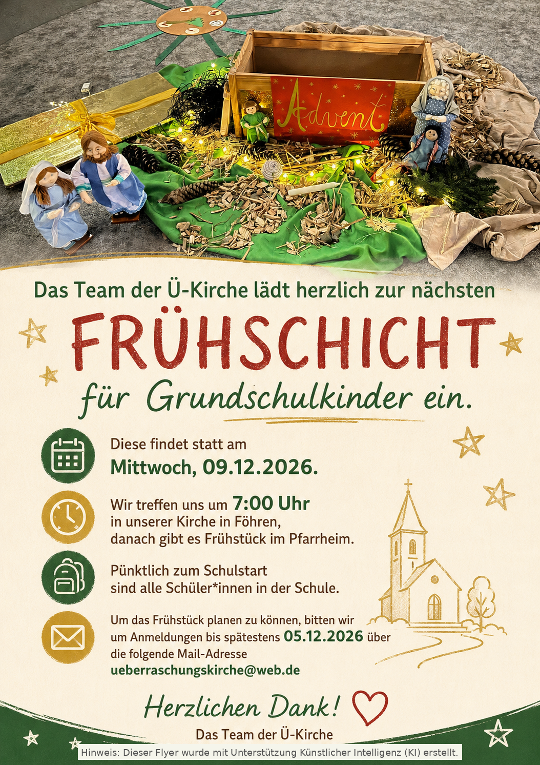 Frühschicht in Föhren