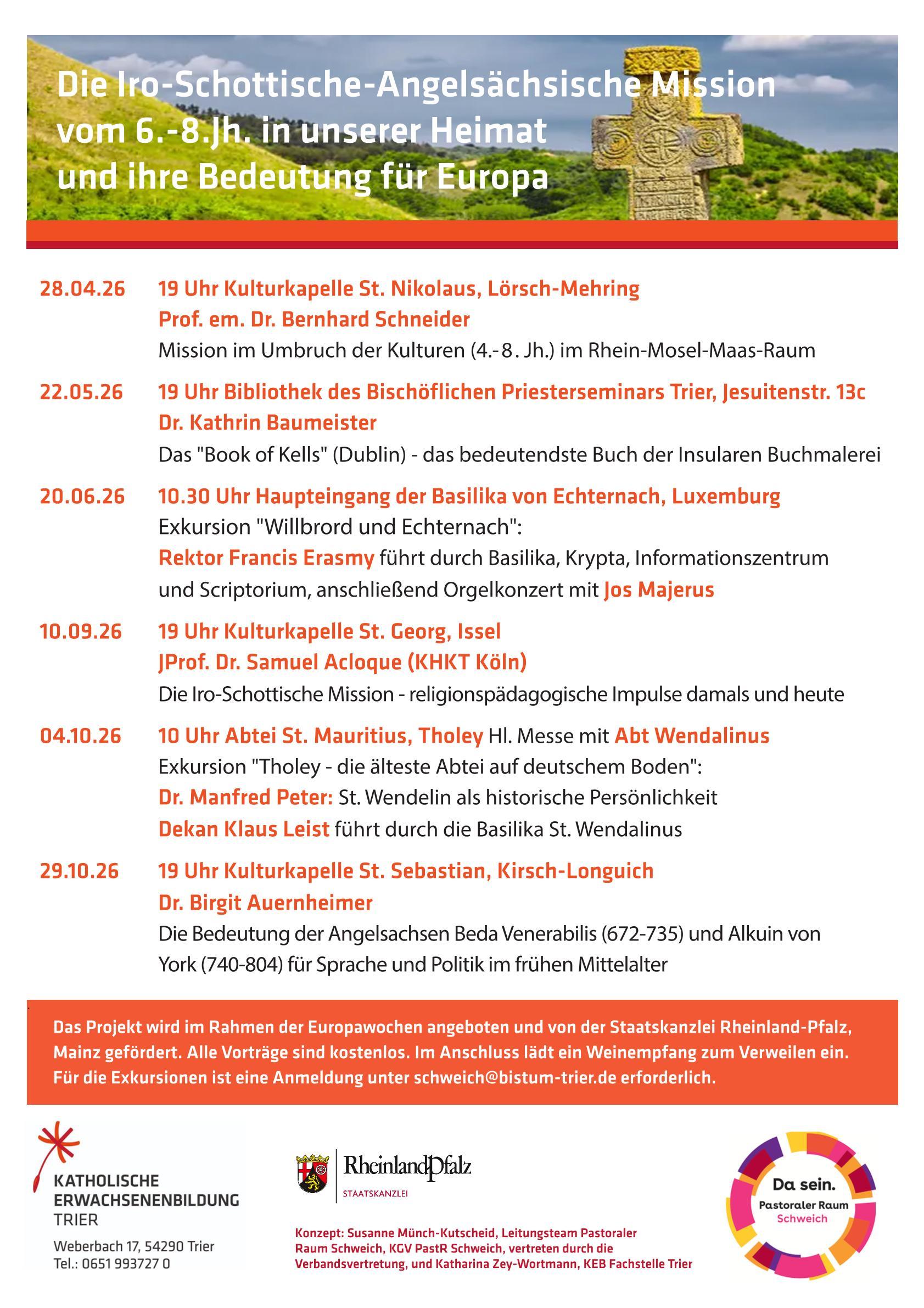 Die Iro-Schottische-Angelsächsische Mission vom 6.-8.Jh