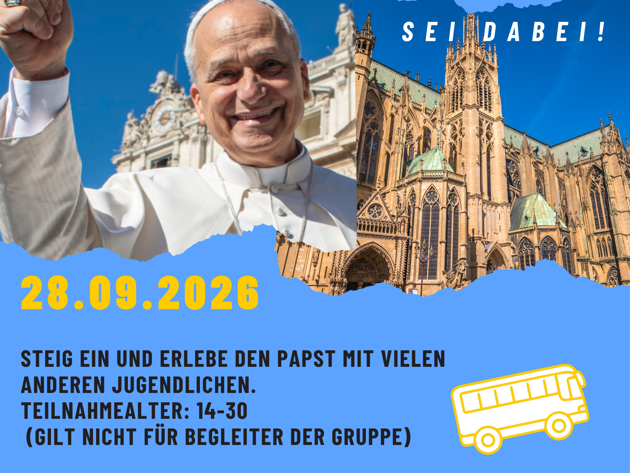 der papst kommt nach metz