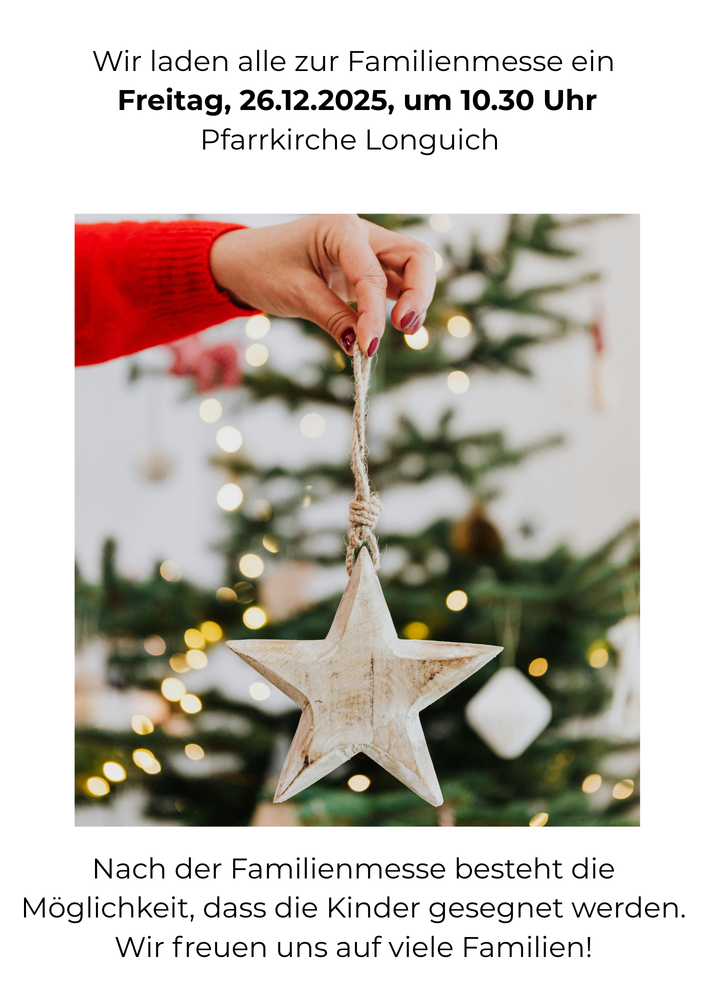 Kindersegnung Longuich