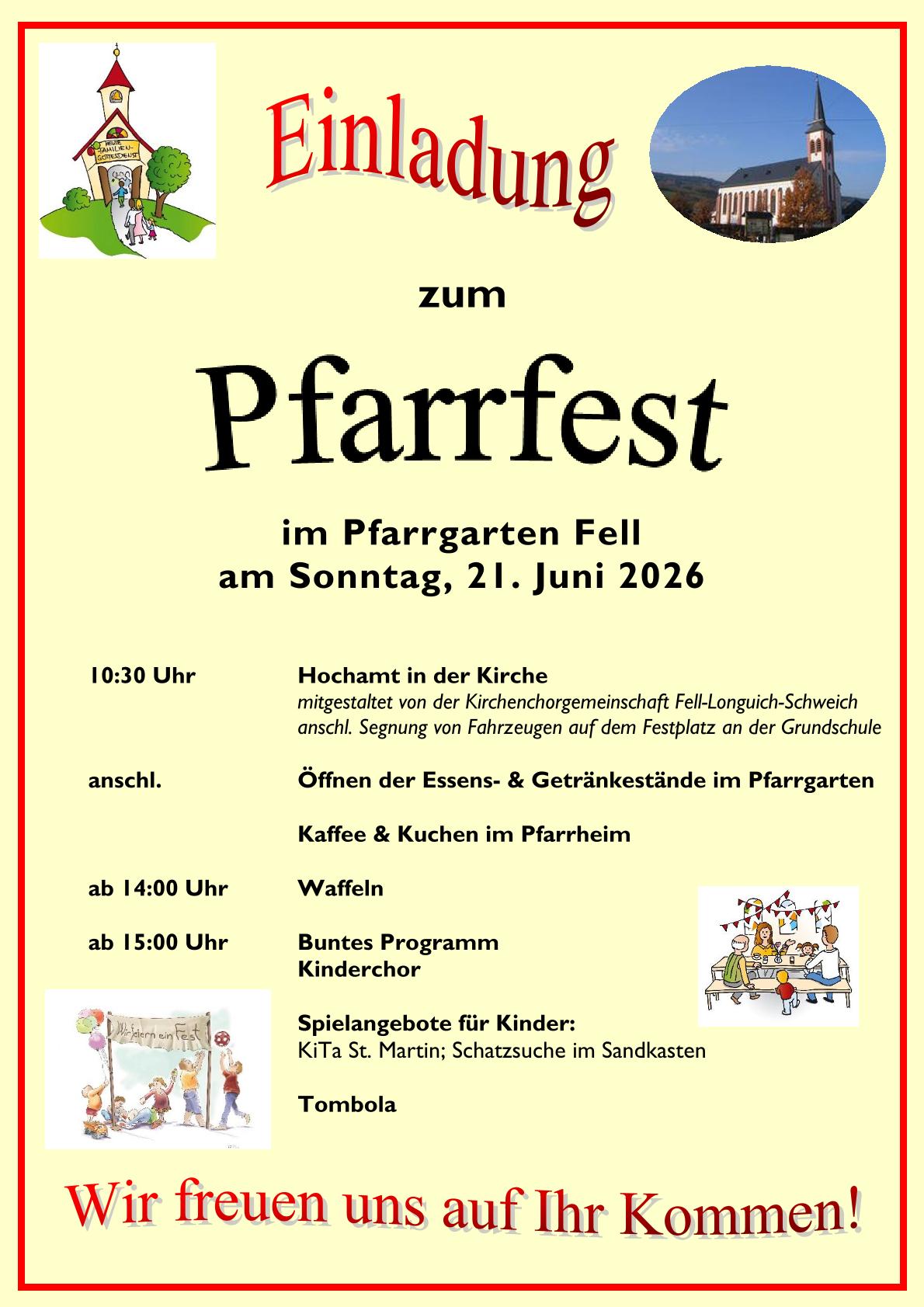 Plakat Pfarrfest 2026